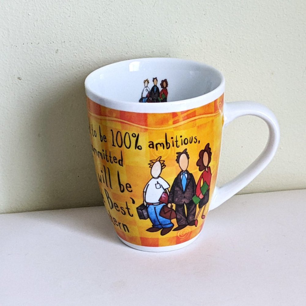 NWT History & Heraldry Impressive Intern Occupation Job Coffee Tea Cup Mug